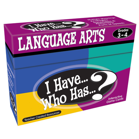 TEACHER CREATED RESOURCES I Have, Who Has Language Arts Game, Grade 3-4 TCR7816